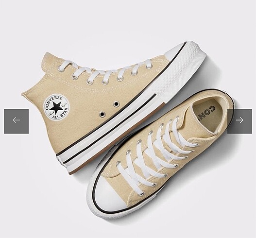 Converse Chuck Taylor All Star Lift Bej renk