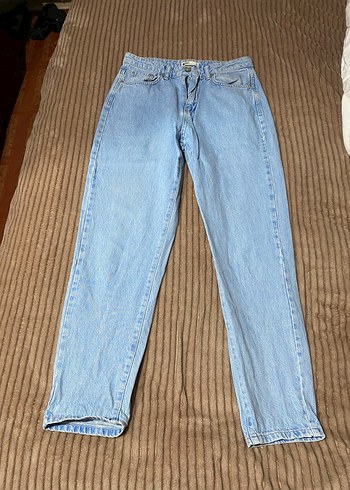 Mavi Kot Pantolon Mom Jean modeli - Görsel 2