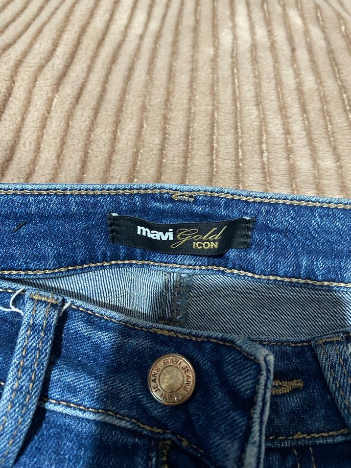 Kadın Lacivert Bootcut Jean Pantolon - Görsel 4