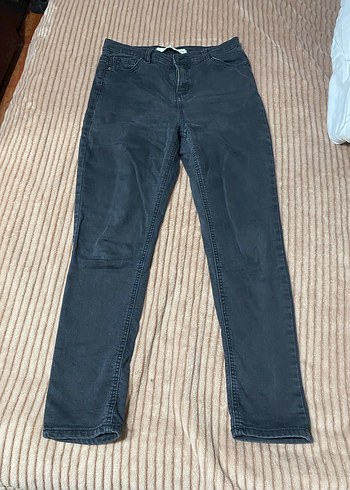 Gri Normal Boy Kadın Denim Pantolon LC Waikiki - Görsel 2