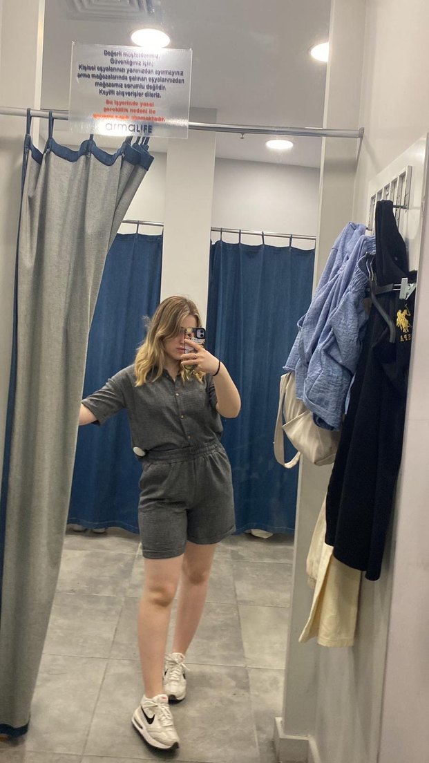 Gri Bağcıklı Kadın takım - Görsel 2