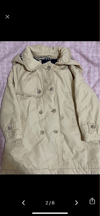 Burberry Burberry kız çocuk mont