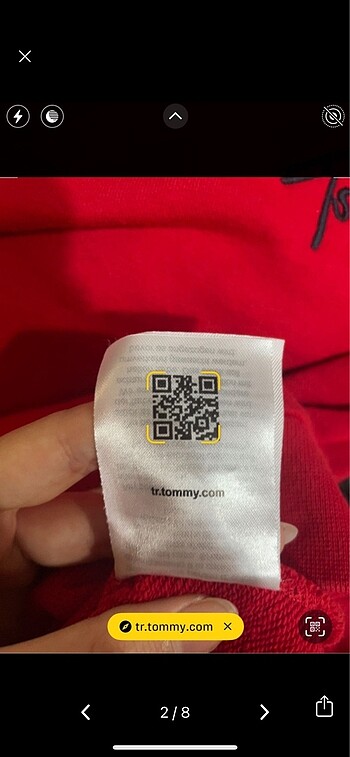 m Beden tommy hilfiger sweatshirt orijinal