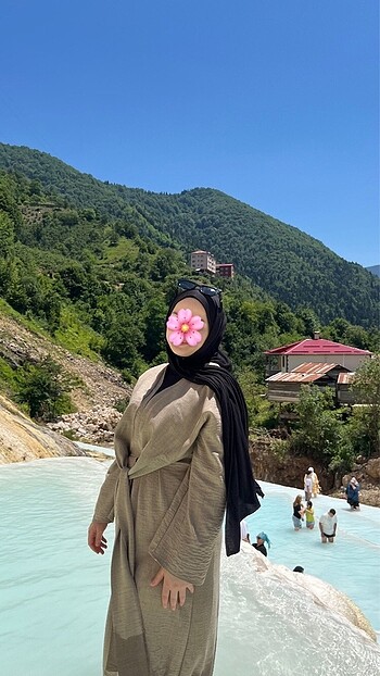 diğer Beden kahverengi Renk Elbise