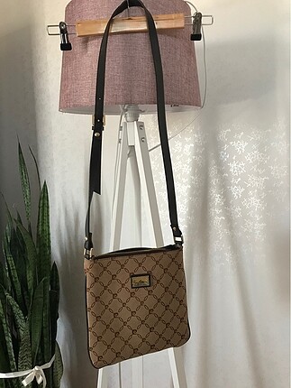 Taba Pierre cardin askılı çanta