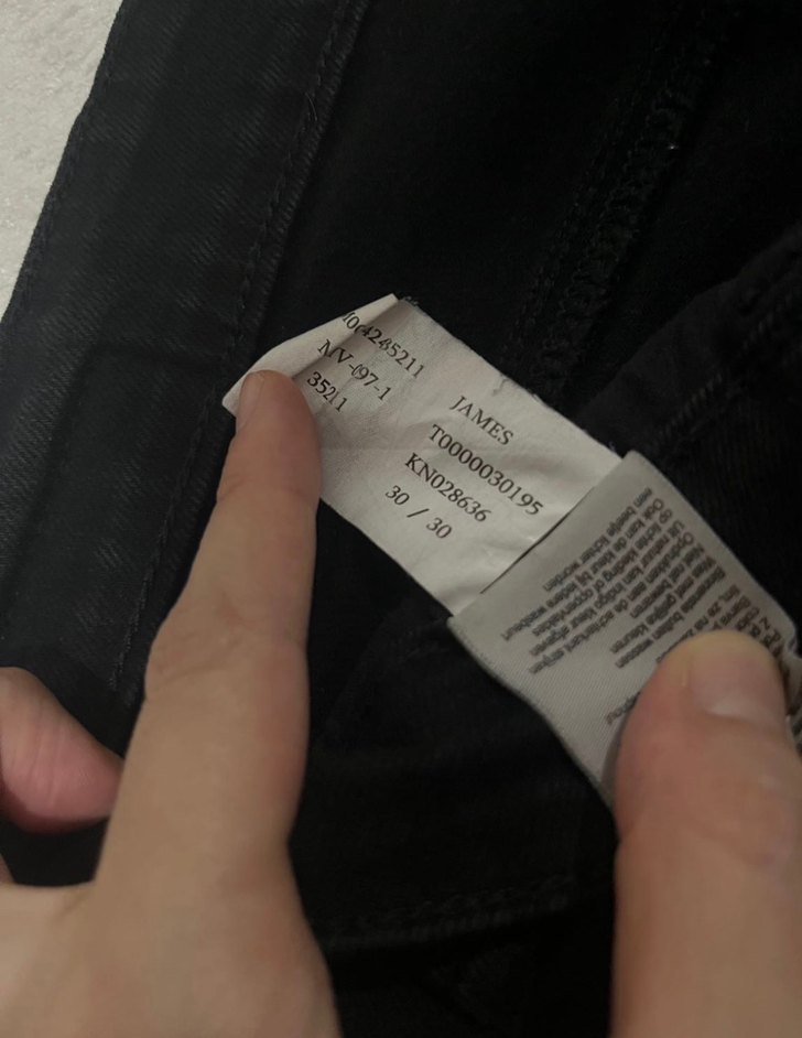 Erkek Siyah Regular Fit Denim Pantolon - Görsel 4