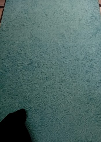 Turkuaz Desensiz Klasik Halı - Görsel 3