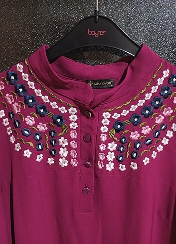 xl Beden mor Renk Uzun tunik