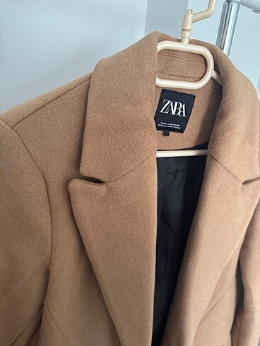 Zara Zara yün karışımlı panto kaban