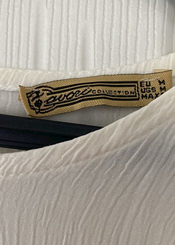 m Beden Dantel Detaylı Beyaz Midi Bohem Elbise