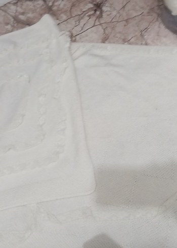 dantelli triko bebek battaniye - Görsel 5