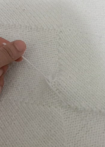 dantelli triko bebek battaniye - Görsel 6