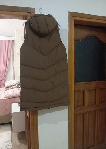 kapüşonlu şişme bayan mont - Görsel 5