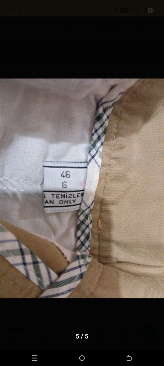 kiğılı erkek pantolon - Görsel 2