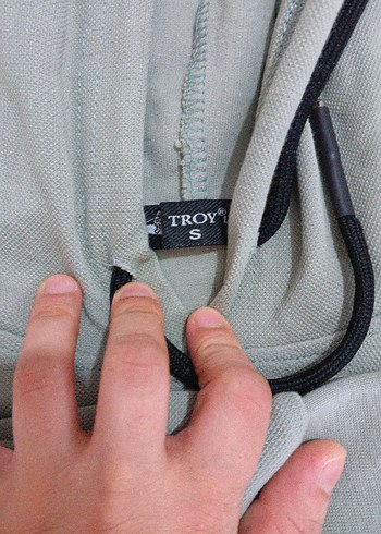 Gri Erkek Kapüşonlu Fermuarlı Sweatshirt - Görsel 4