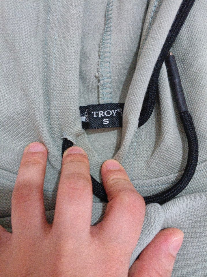 Gri Erkek Kapüşonlu Fermuarlı Sweatshirt - Görsel 4