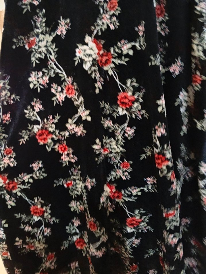 bayan tesettür kadife elbise - Görsel 4