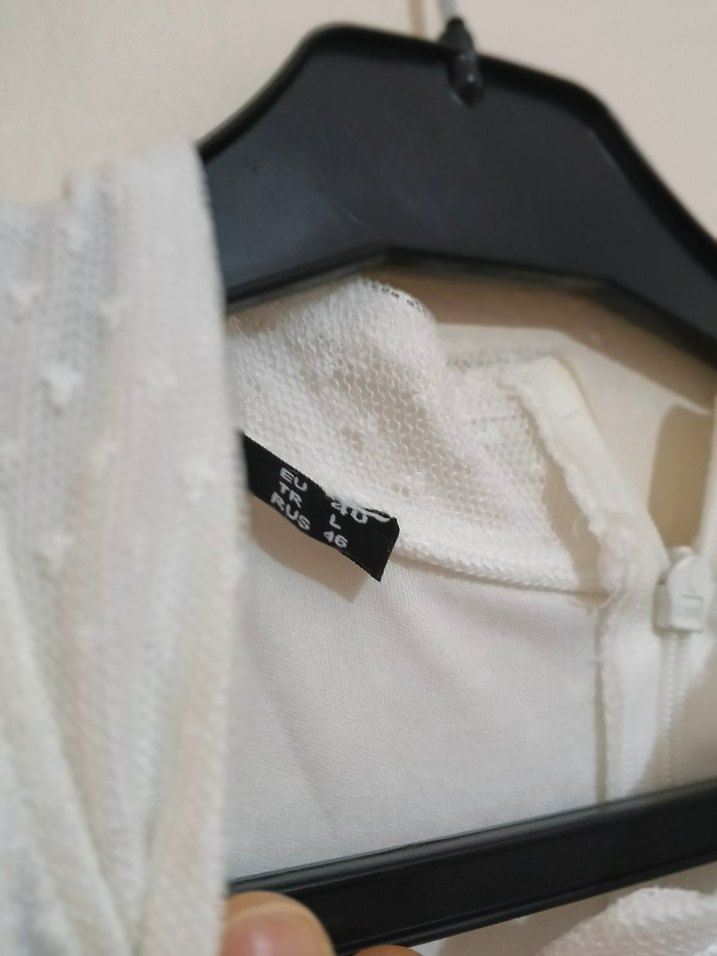 Uzun Beyaz elbise - Görsel 4