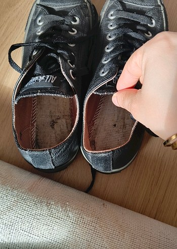 Siyah Bağcıklı Grunge Punk Kadın Spor Ayakkabı - Görsel 3