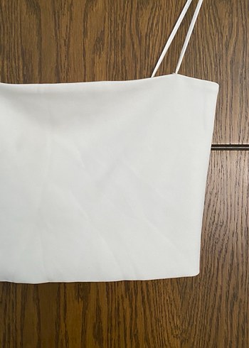 Beyaz Minimalist İnce Askılı Bralet - Görsel 4