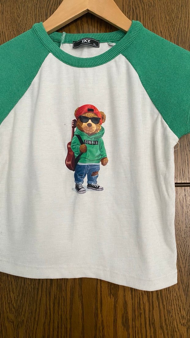 Kısa kollu baskılı tshirt - Görsel 2