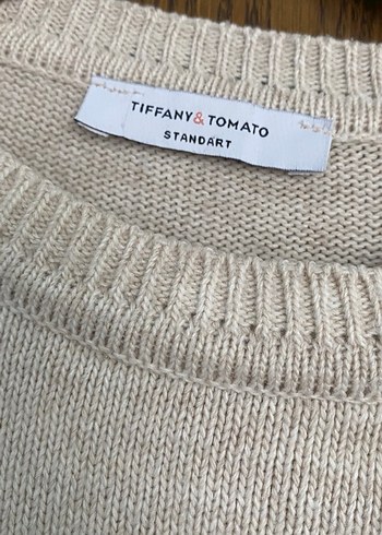 Bej Örgü Kadın Kazak - Görsel 3