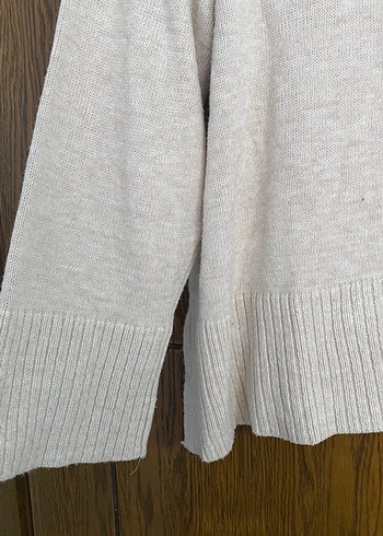 Bej Örgü Kadın Kazak - Görsel 5