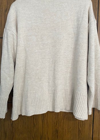 Bej Örgü Kadın Kazak - Görsel 4