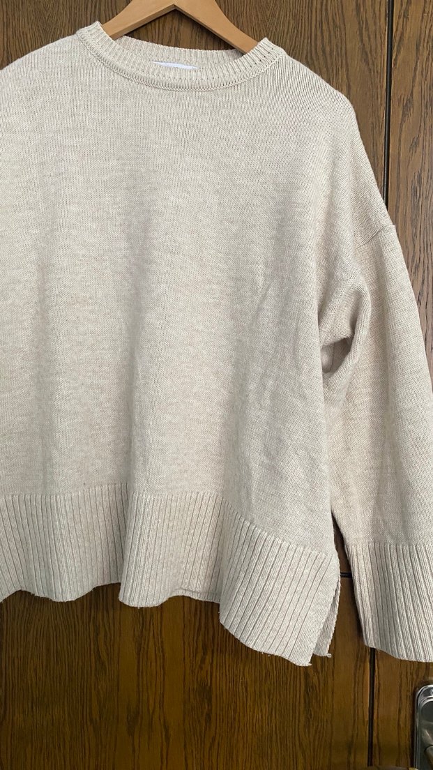 Bej Örgü Kadın Kazak - Görsel 2