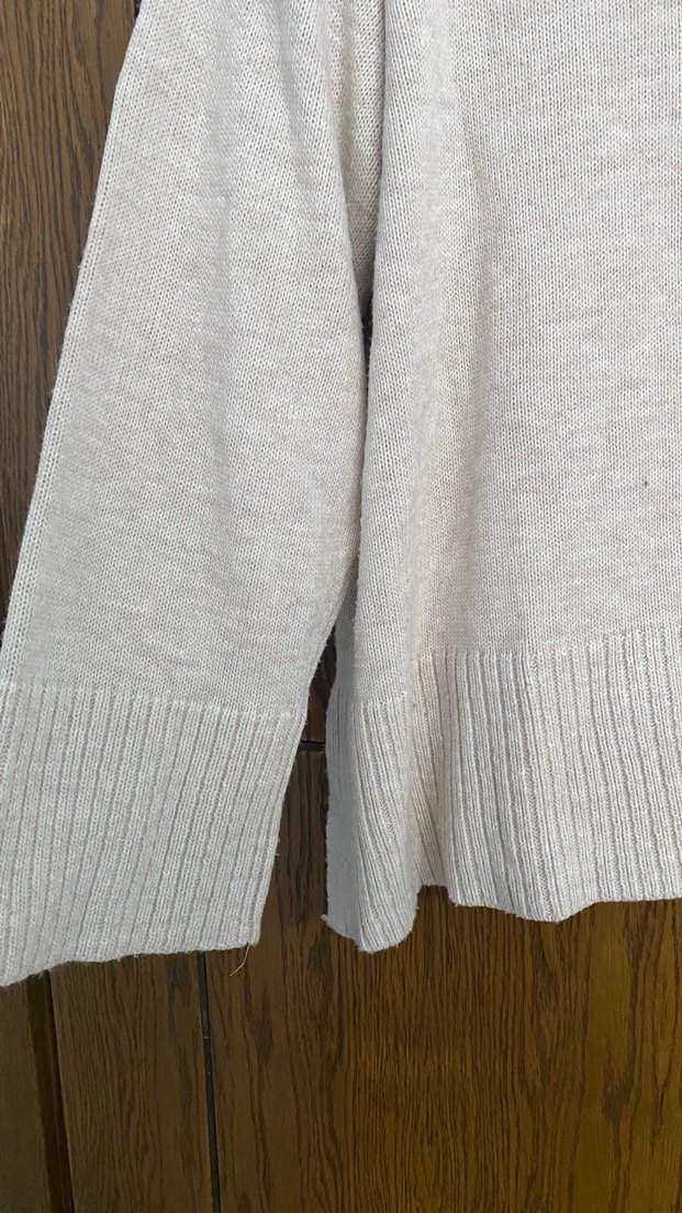 Bej Örgü Kadın Kazak - Görsel 5