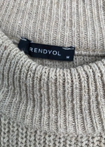 Bej Örgü Kadın Kazak - Görsel 3