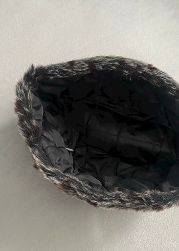 Kahverengi Kürklü Kadın Şapka - Görsel 3