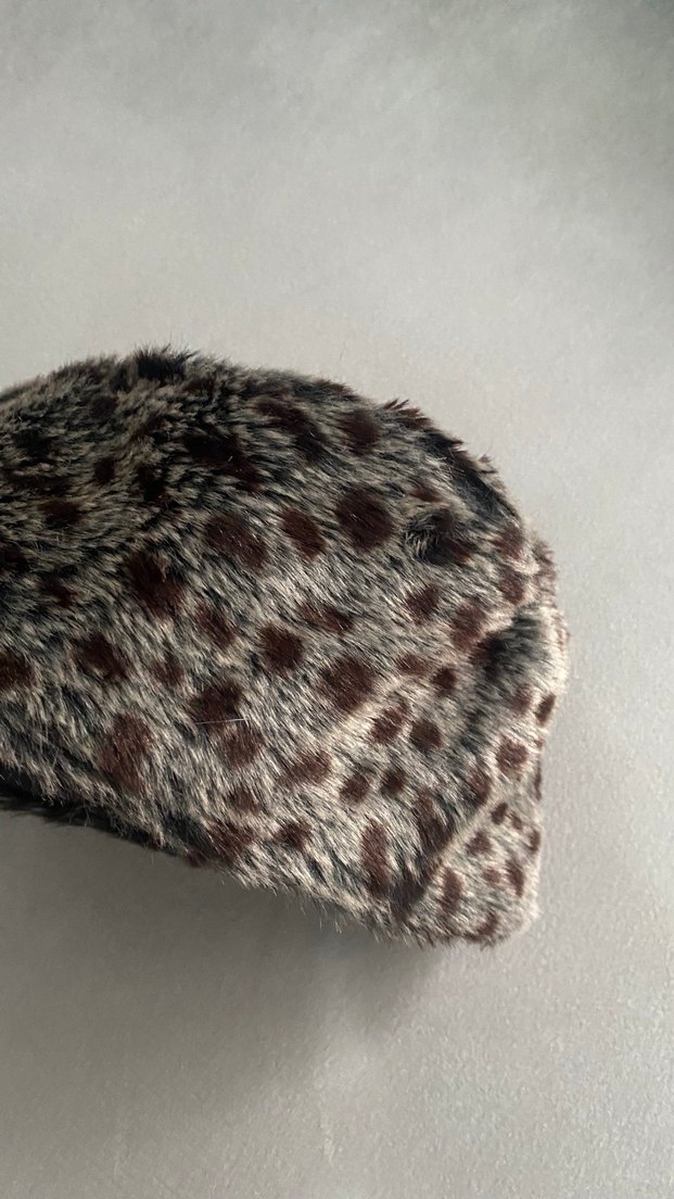 Kahverengi Kürklü Kadın Şapka - Görsel 2