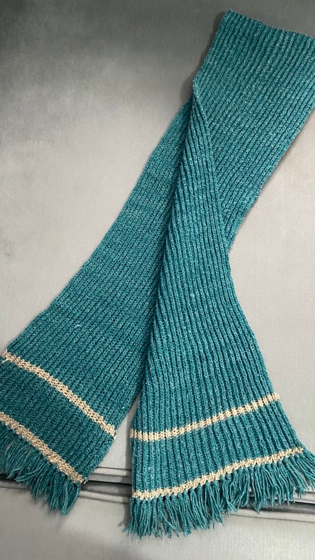 Turkuaz Örgü Kadın Şal - Görsel 2