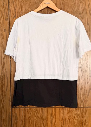 Nike Beyaz-Siyah Oversize Tişört - Görsel 3