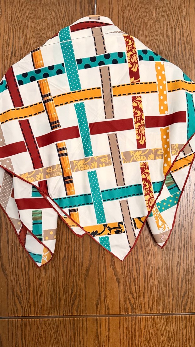 Renkli Bohem Kadın Fular - Görsel 3