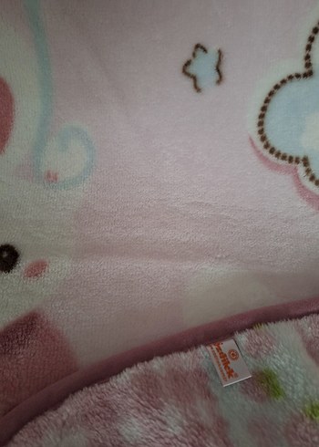 Pamuklu Pembe Baskılı Çocuk Uyku Tekstili - Görsel 4