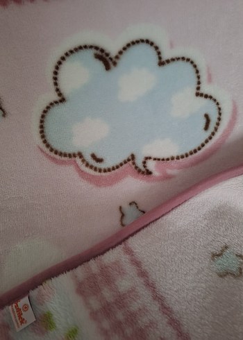 Pamuklu Pembe Baskılı Çocuk Uyku Tekstili - Görsel 5