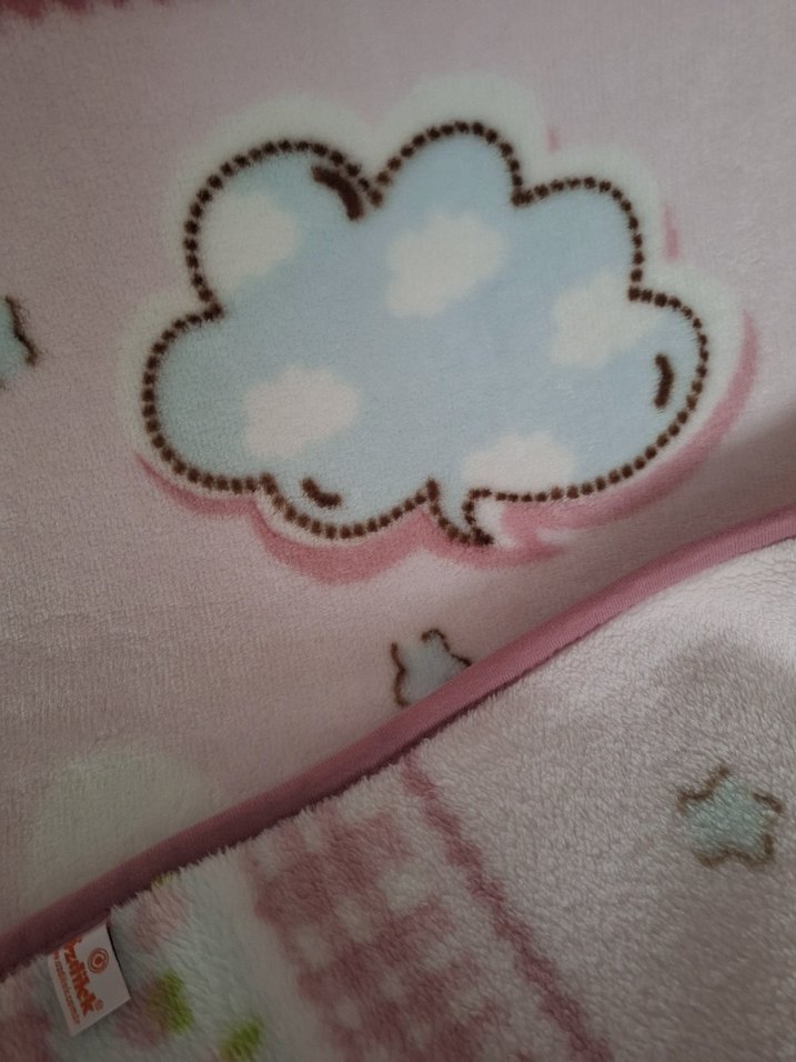 Pamuklu Pembe Baskılı Çocuk Uyku Tekstili - Görsel 5