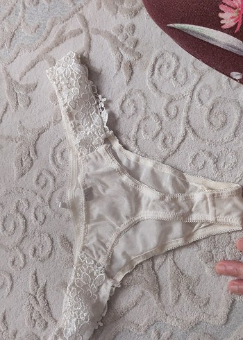 Nakışlı Beyaz Midi Hamile İç Çamaşırı - Görsel 4