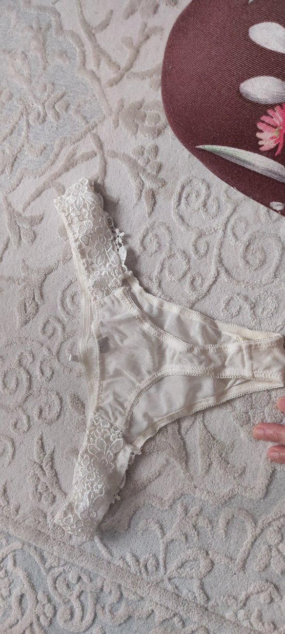 Nakışlı Beyaz Midi Hamile İç Çamaşırı - Görsel 4