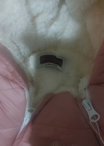 Kız Bebek Kapüşonlu Pembe Tulum astronot - Görsel 4