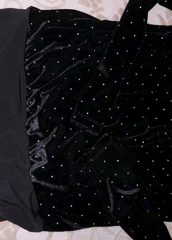 Siyah Payetli Kadın kiş , bahar, sonbahar body - Görsel 3