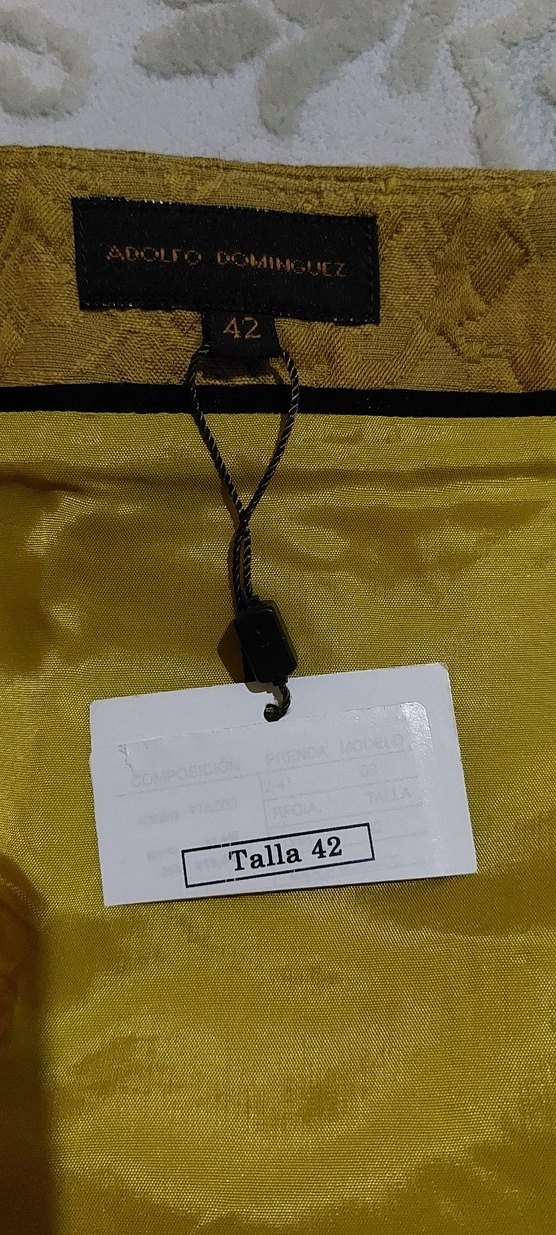 hardal Denim Mini Etek - Görsel 2