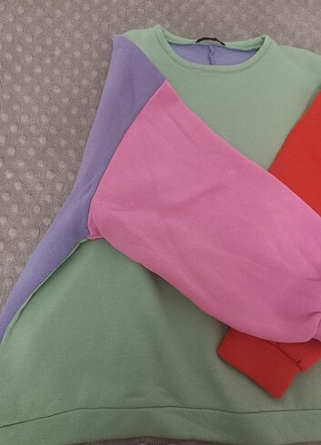 universal Beden Renkli Swethirst Oversize