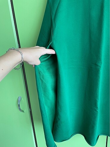 Diğer yırtmaçlı oversize tunik