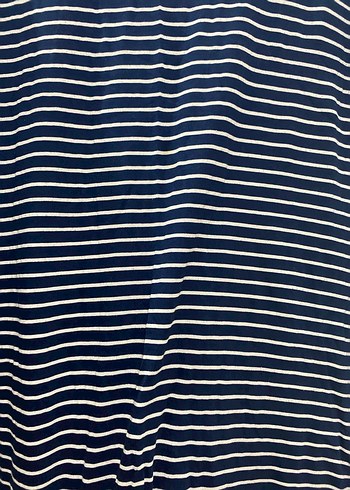 Mavi Çizgili Uzun Kollu Tişört - Görsel 3