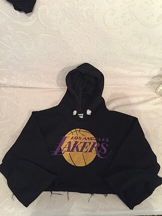 Lakers sweatshirt crop