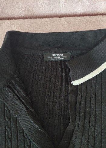 Siyah Kısa Kollu Polo Tişört - Görsel 3