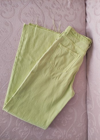 Zara zara fıstık yeşili pantolon